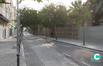 Imagen de la avenida Marconi, donde se construirán las 53 viviendas de Procasa. 