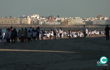 I Marcha a Favor del Autismo en Cádiz.