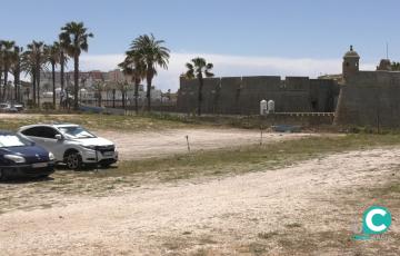 Parte del espacio Campo de las Balas en Cádiz. 