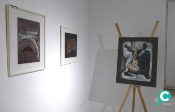 Algunas de las obras expuestas en la muestra organizada por la Asociación de Amigos de Quiñones, en colaboración con la Fundación Municipal de Cultura del Ayuntamiento de Cádiz.