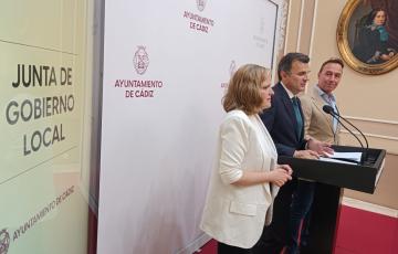 Bruno García ha comparecido ante los medios de comunicación tras la Junta de Gobierno Local. 