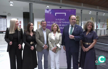 Los rectores participantes en el encuentro celebrado en la capital gaditana