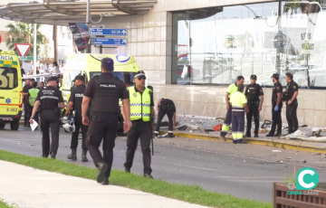 Fuerzas del orden y seguridad en el lugar de los hechos