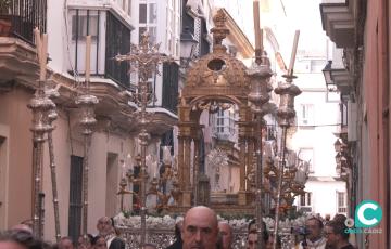 Imagen de la procesión del Corpus de la Viña este domingo 29 de junio. 