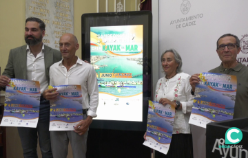 Un momento de la presentación de la cita deportiva este martes en el Ayuntamiento