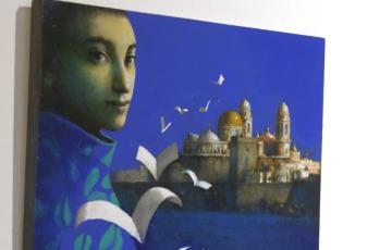 La artista plástica Nicoletta expone su “Vuelo interior” en el Castillo de Santa Catalina.