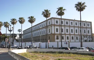 Edificio de Valcárcel en la ciudad de Cádiz. 