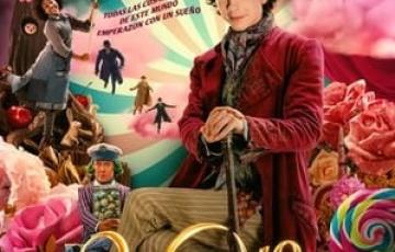 El cartel de la película "Wonka".