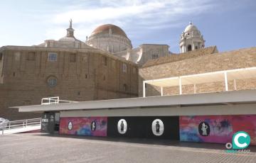 Espacio Entrecatedrales de la ciudad de Cádiz. 