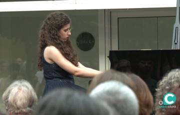Concierto de Carla Román en el Espacio de Cultura Contemporánea de Cádiz. 