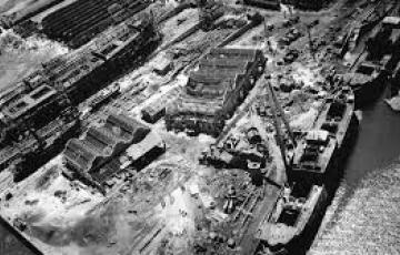 Imagen de la Explosión de Cádiz de 1947