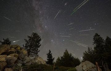  La lluvia de meteoros alcanza su máximo a mediados de agosto