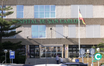 Fachada del hospital de San Carlos en San Fernando