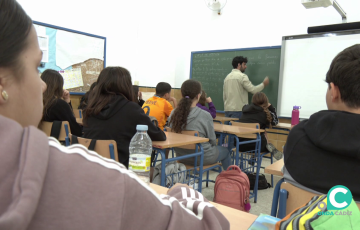 Imagen de archivo del interior de un aula del centro gaditano