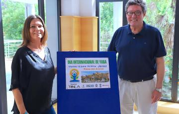 Aparicio en un acto de presentación durante su etapa dentro del consistorio jerezano