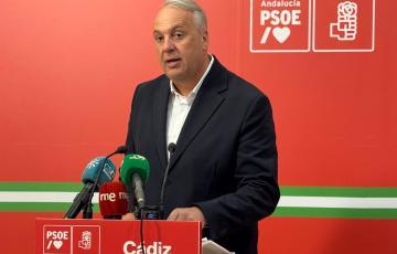 El secretario general del PSOE de Cádiz, Juan Carlos Ruiz Boix