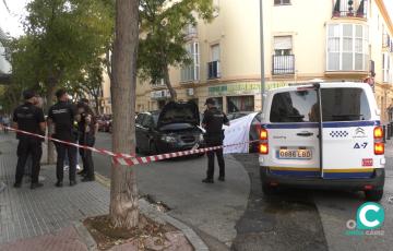 Imagen del accidente de tráfico producido esta mañana de jueves. 