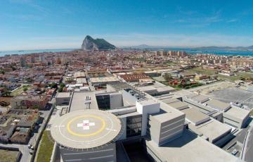Vista del Hospital Universitario de La Línea de la Concepción