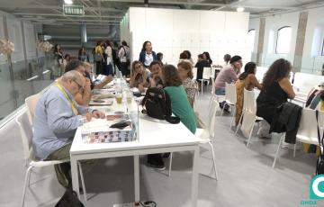 Los Depósitos de Tabaco ha acogido este domingo encuentros profesionales dentro del FIT de Cádiz.  Los Depósitos de Tabaco ha acogido este domingo encuentros profesionales dentro del FIT de Cádiz.