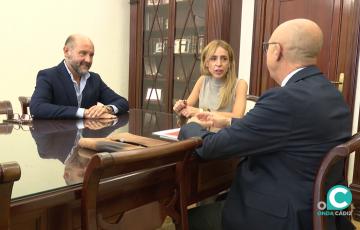 Encuentro entre Diputación y Colegio de Economistas.