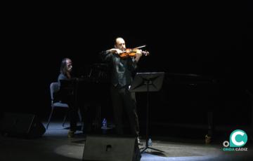 Imagen de la actuación del Jesús Reina Trío dentro del Festival de Música Española de Cádiz.