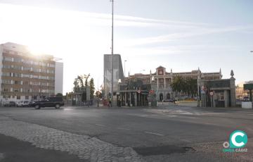 Muelle de la ciudad de Cádiz. 