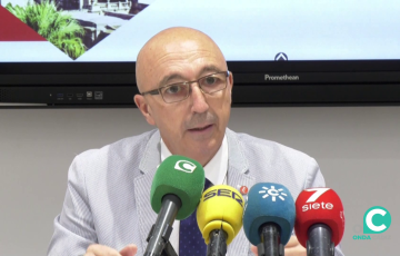 Cabeza de Vaca, durante una rueda de prensa en una imagen de archivo