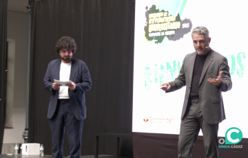 Una de las intervenciones de la cita celebrada este viernes en el Aulario La Bomba