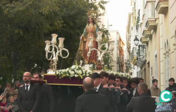 Traslado de María Milagrosa desde la residencia de las Hermanas de la Caridad 