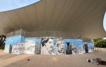 La historia de la ciudad toma vida a golpe de espray.