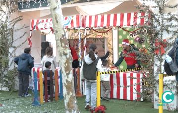 Mini feria navideña en el Baluarte de la Candelaria.