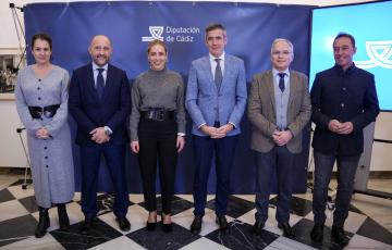 Autoridades de la institución este martes con el tradicional encuentro con los medios por Navidad