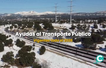 Ayudas al transporte público desde el 1 de enero de 2026.