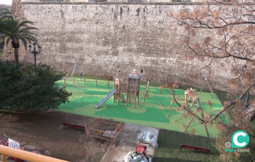 Estado actual de la zona recreativa de las nuevas instalaciones 