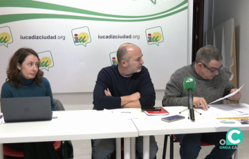 Un momento de la rueda de prensa ofrecida este martes 