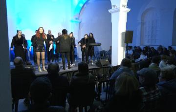 El gospel suena al son de la Navidad en el Baluarte de la Candelaria.