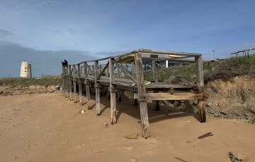 El mal tiempo afecta negativamente a distintas instalaciones del litoral andaluz