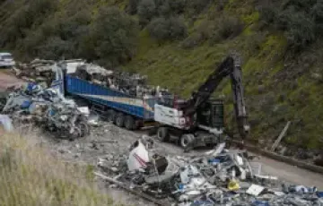 Remolque de los vagones del Alvia. EP