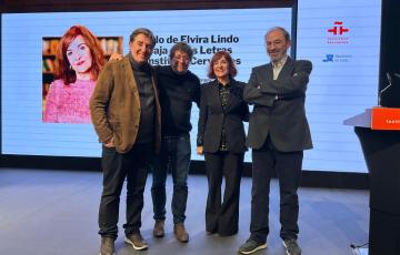 La presentación del documental se llevó a cabo en el salón de actos del Instituto Cervantes.