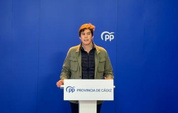 El diputado nacional durante la rueda de prensa de este jueves 