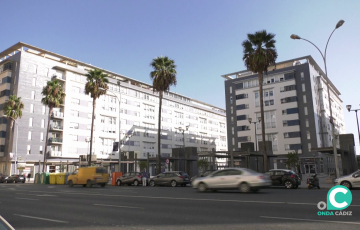 Edificios en la capital gaditana