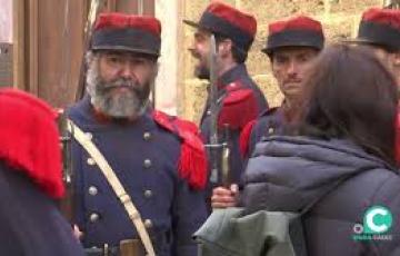 Una instantánea del rodaje en Cádiz.