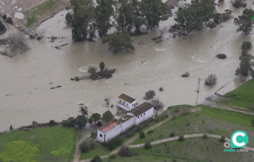 Vista aerea de una de las zonas afectadas