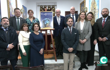 Protagonistas tras el acto celebrado en el  Consejo de Hermandades y Cofradías