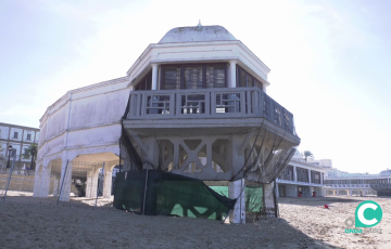 Imagen del inmueble histórico en una imagen de archivo