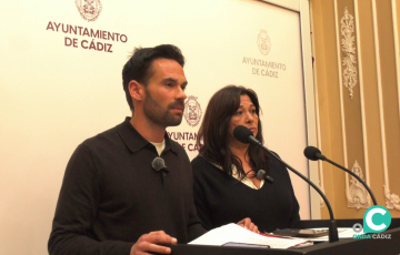 El portavoz de AIG, David de la Cruz, durante una rueda de prensa en una imagen de archivo