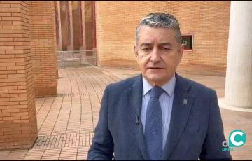 El consejero de Sanidad de la Junta de Andalucía, Antonio Sanz 