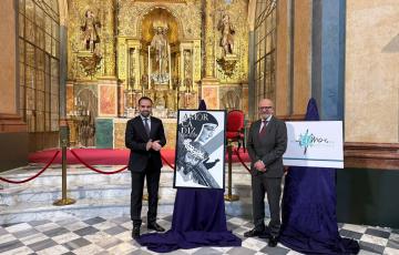 Imagen de la presentación del cartel, obra de Francisco Rovira 
