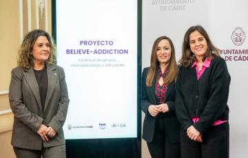 Presentación del proyecto de investigación ‘Believe-Adicction’ en el Ayuntamiento de Cádiz. 