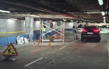 Imagen en una de las zonas donde se interviene actualmente en el equipamiento